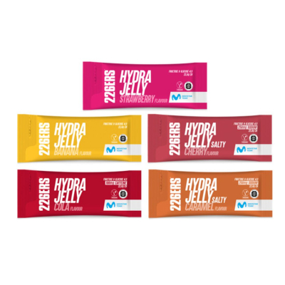 HYDRA JELLY COLA 226ers - hydrożel z dodatkiem 100 mg kofeiny, o smaku coli, 40g.