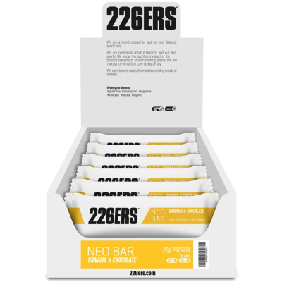 BOX NEO BAR226ers - baton proteinowy o smaku banana z czekoladą, 50g. (24 sztuki)