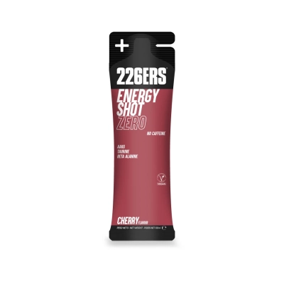 ENERGY SHOT 226ers - z beta alaniną, tauryną, tyrozyną i AAKG, bez kofeiny, płyn 60ml o smaku wiśni