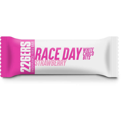 RACE DAY BAR CHOCO BITS 226ers - baton eneregtyczny o smaku truskawek, 40g.