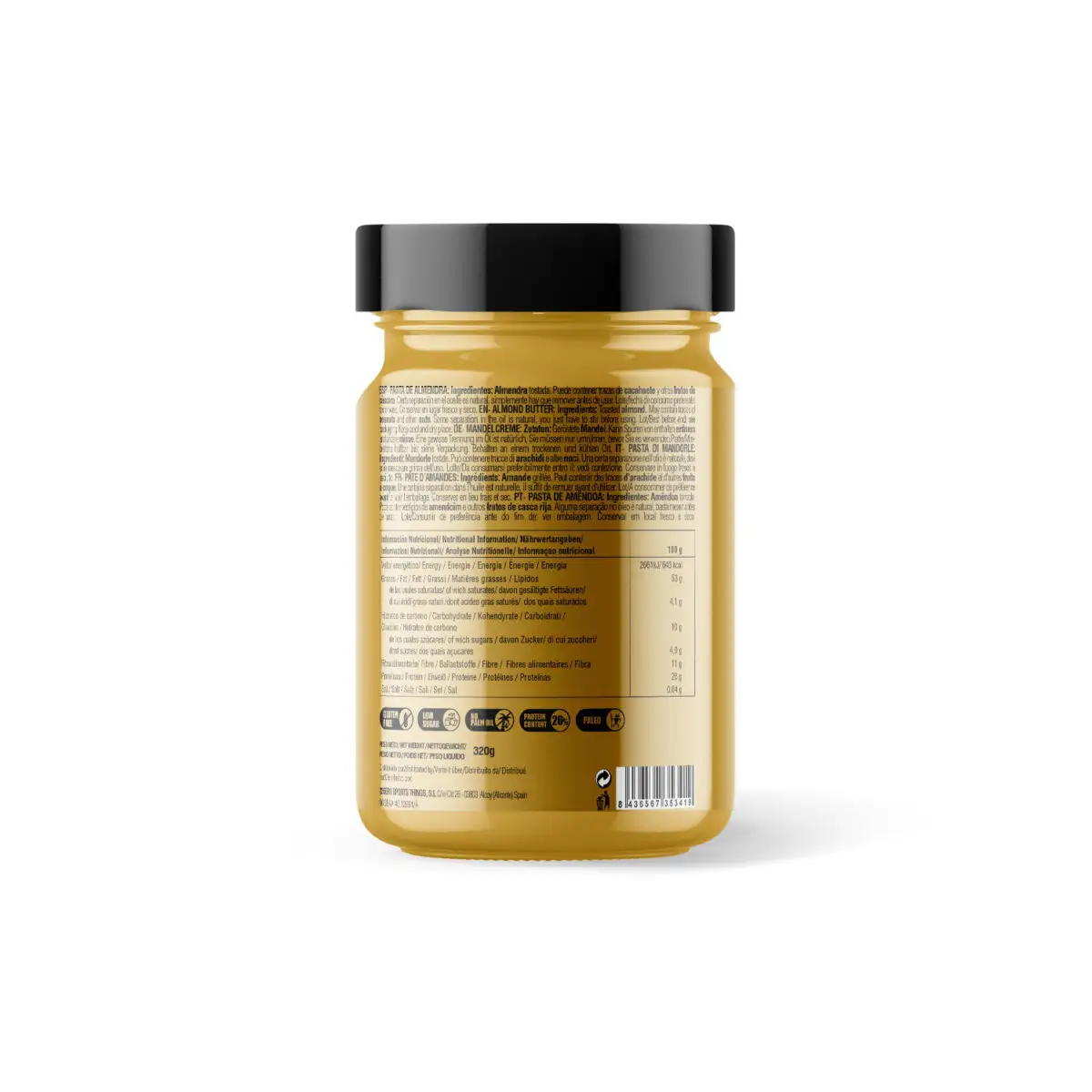 ALMOND BUTTER masło z migdałów 310g - obrazek 2