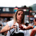 BIDON - superlekki czarno biały z logo, z dużym miękkim ustnikiem 500ml. - obrazek 2