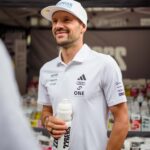 BIDON - superlekki czarno biały z logo, z dużym miękkim ustnikiem 750ml. - obrazek 2