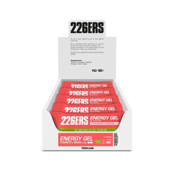 BOX ENERGY GEL BIO - 40g. (30 sztuk) certyfikowane żele energetyczne