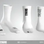 Skarpetki białe z czarnym napisem 226ers L/XL