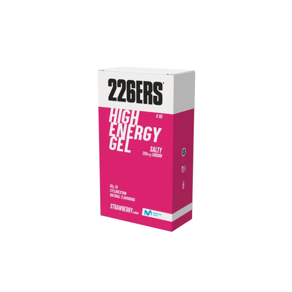 HIGH ENERGY GEL Pack 6 x76g 226ERS Truskawka
