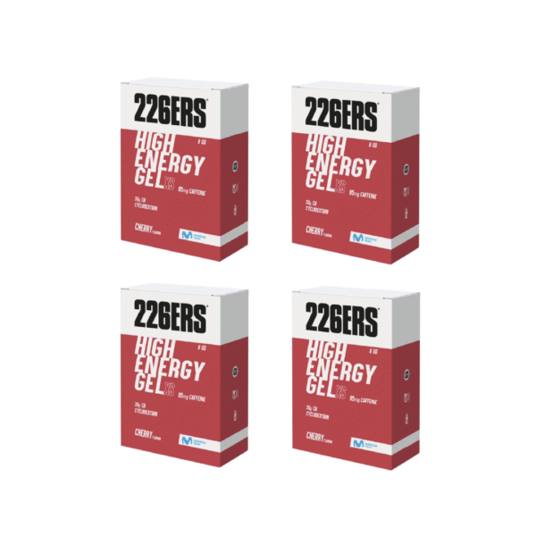 HURT 4 x 8-pak XS HIGH ENERGY GEL - żele wysoko węglowodanowe z cyklodekstryną 8 x 45g