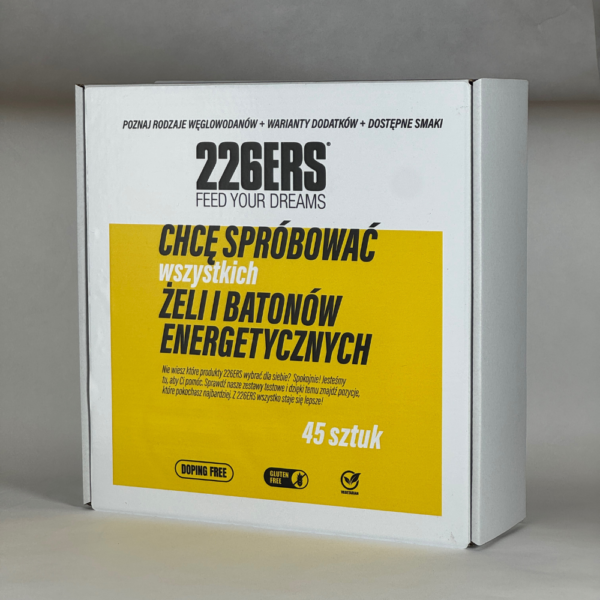 ZESTAW TESTOWY - kompletny pakiet żeli i batonów (all-in)