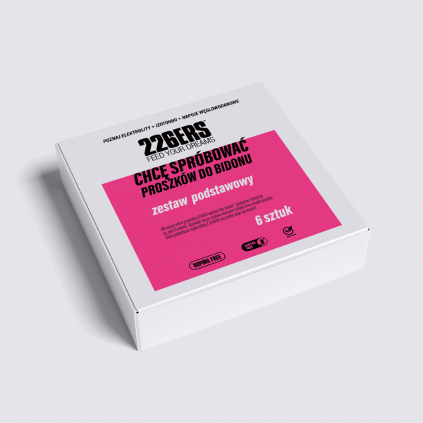 ZESTAW TESTOWY - podstawowy pakiet proszków do bidonu (saszetki jednoporcjowe)