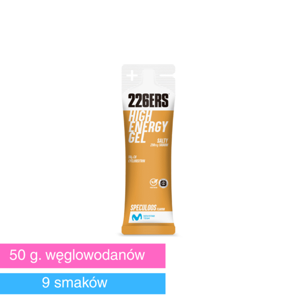 HIGH ENERGY GEL żel wysoko węglowodanowy z cyklodekstryną 76g