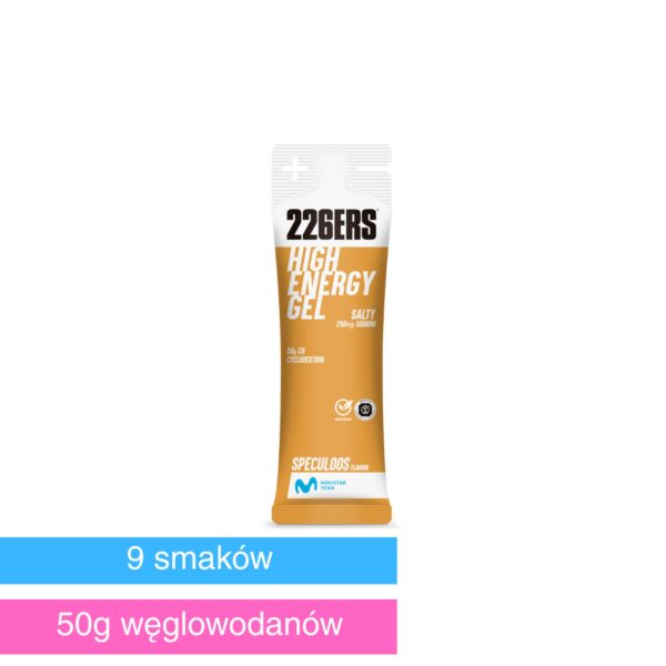 HIGH ENERGY GEL - żel wysoko węglowodanowy z cyklodekstryną 76g