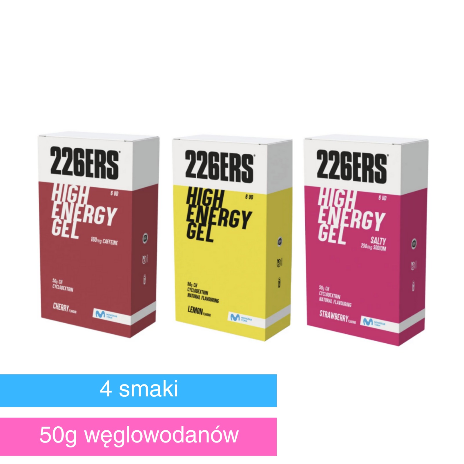 WhatsApp Image 2025-11-13 at 14.52.23 HIGH ENERGY GEL 6 - pak - żele wysoko węglowodanowe z cyklodekstryną 6 x 76g - obrazek 1