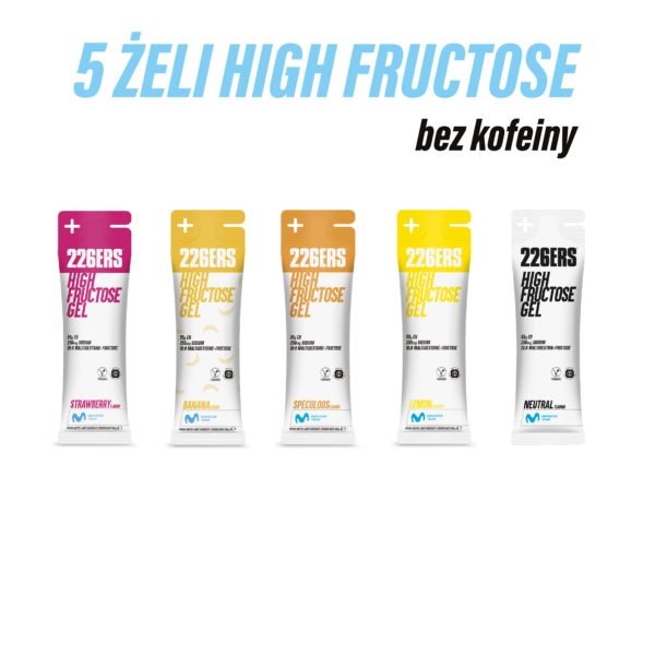 ZESTAW ŻELI - High Fructose bez kofeiny