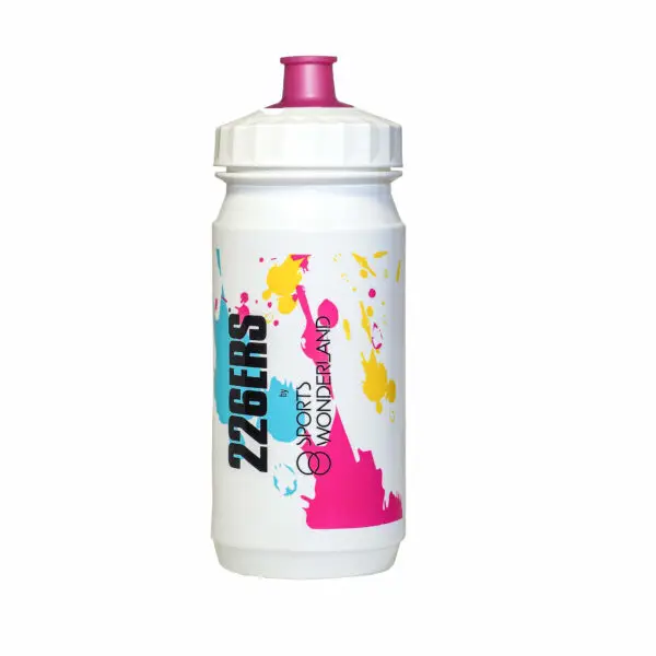 Bidon 550ml SWL biały - różowy dziubek